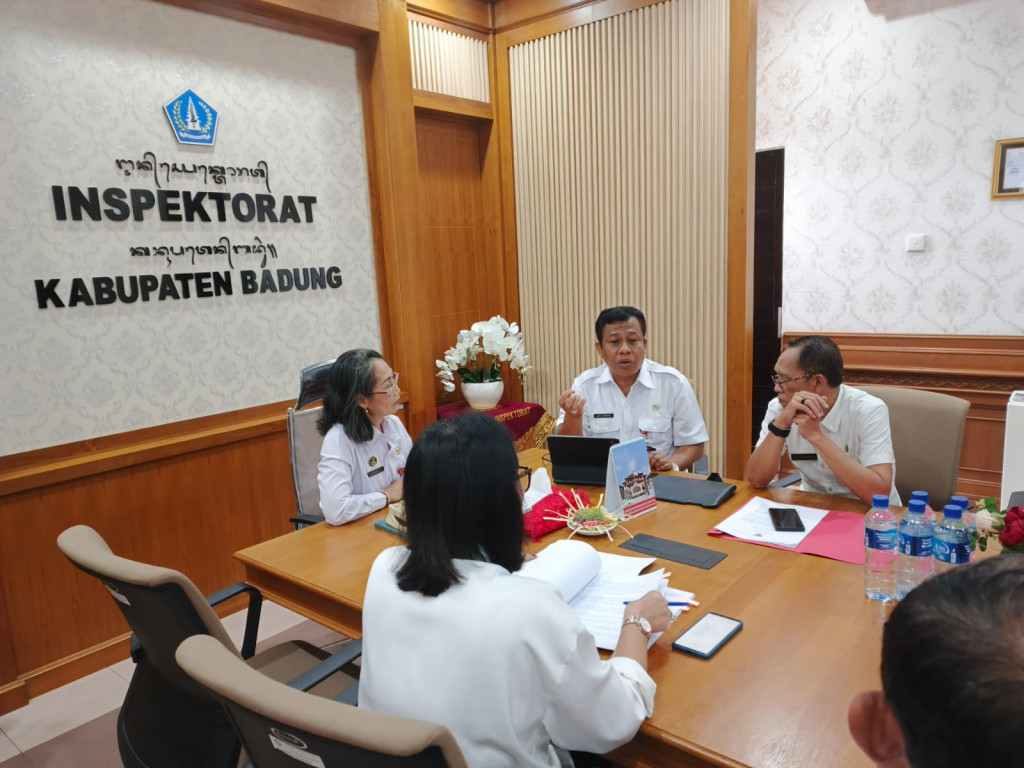 Dinas Kominfo Melakukan Rapat Koordinasi Pembahasan Manajemen Risiko dengan Inspektorat Kabupaten Badung